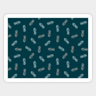 Ferns (Arctic Blue) Magnet